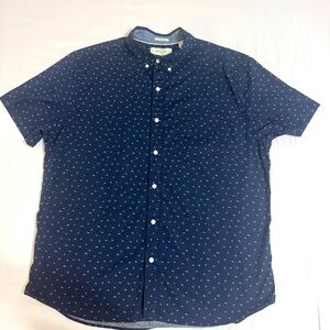 Hawker Rye Men's Navy Blue Short Sleeve Shirt